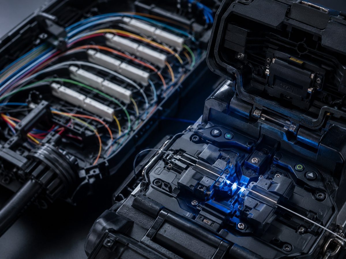Fiber fusion splicing