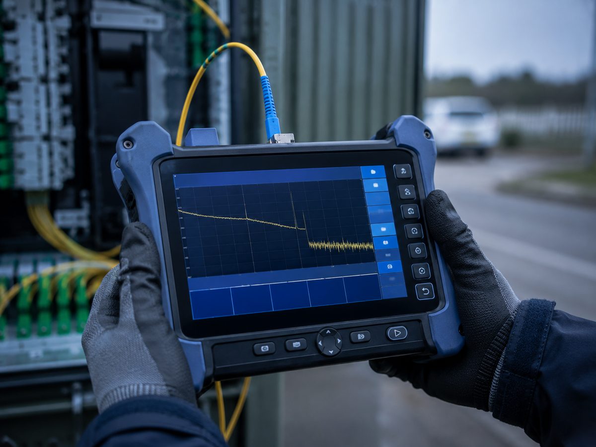 OTDR fiber testing